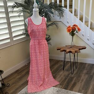 MICHAEL Michael Kors Pink Patterned Maxi Dress
